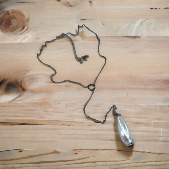 Simply Vera Vera Wang Black Tone Simulated Pearl Y NecklaceSimply Vera Vera Wang - Picture 7 of 10